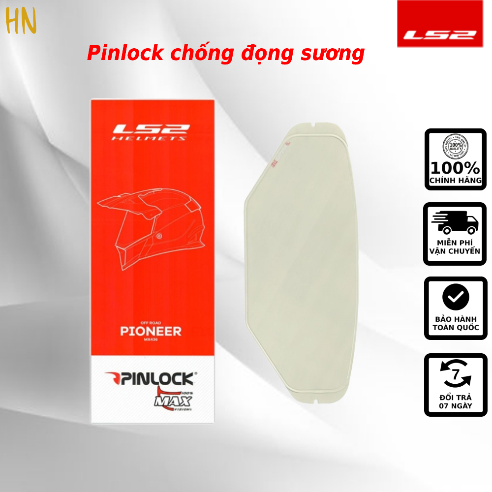 Pinlock Chống Đọng Sương Cao Cấp Cho Mũ Bảo Hiểm Fullface LS2