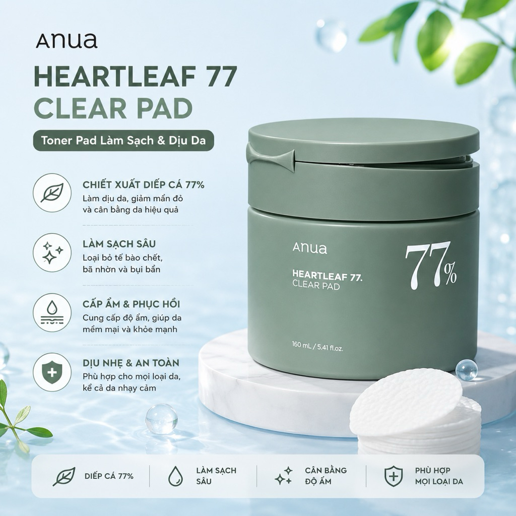 𝐓𝐨𝐧𝐞𝐫 𝐏𝐚𝐝 𝐀𝐧𝐮𝐚 𝟕𝟕% 𝐇𝐞𝐚𝐫𝐭𝐥𝐞𝐚𝐟 𝐂𝐥𝐞𝐚𝐫- 70 𝐏𝐚𝐝