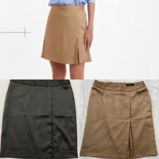 (V500A ) Chân váy vải phi lụa công sở - Thanh lý vnxk