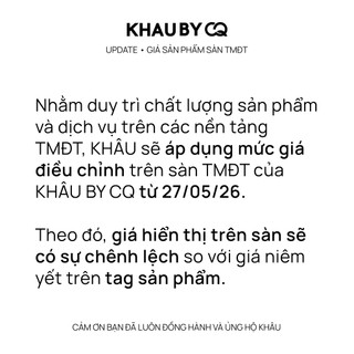 Đầm WENDY sọc nút chéo form sơ mi KHÂU BY CQ