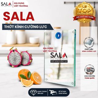 Thớt Kính Cường Lực Sala kích thước 32x23cm sạch sẽ dễ vệ sinh
