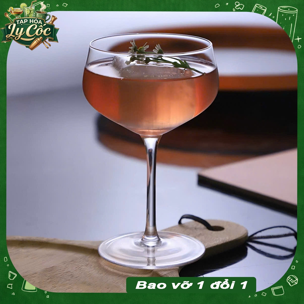 Ly Coupe Thủy Tinh Cao Cấp Decor Tiệc Cưới, Sự Kiện 250ml - Luxury Coupe Glass