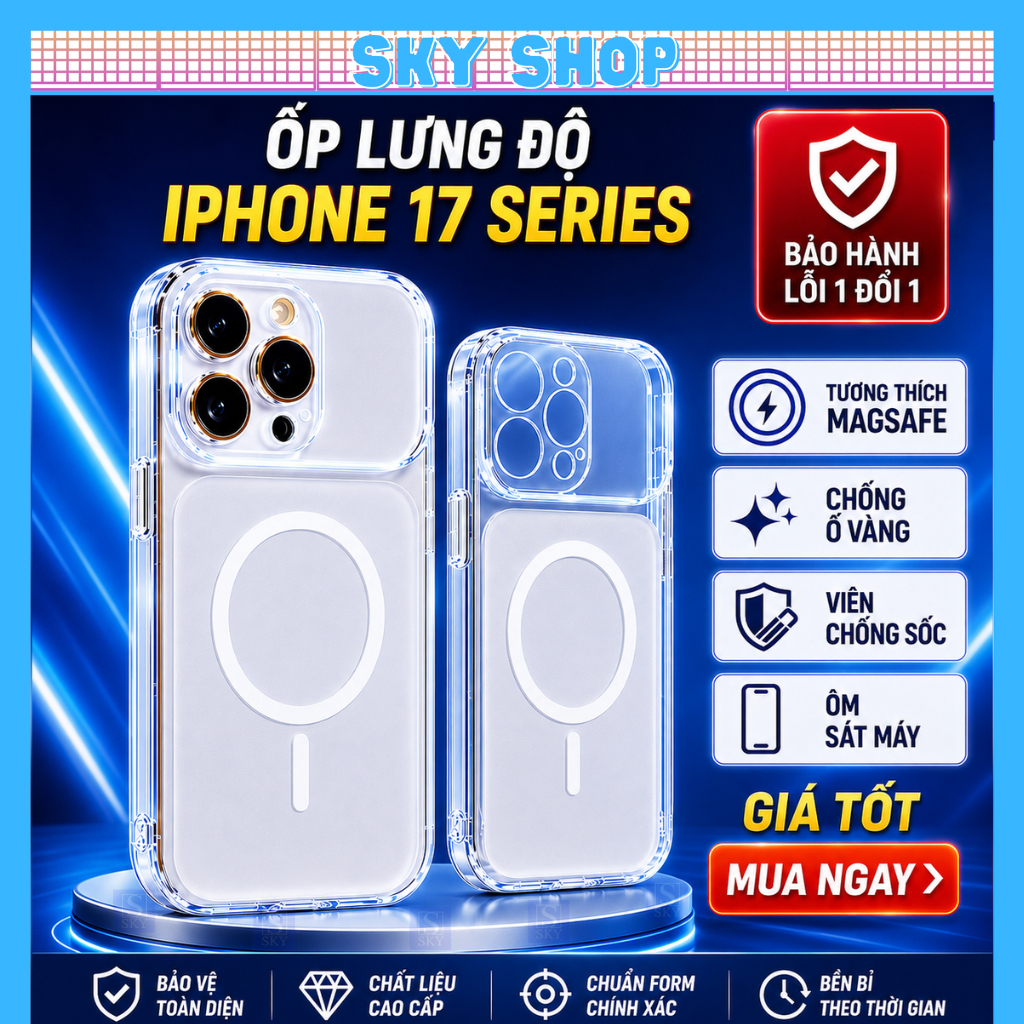 Ốp Lưng iPhone Silicon Dẻo Trong Suốt Mờ Độ Giả iP 17 Promax Chống Bẩn Chống Sốc iP 11 12 13 14 15 16 17 Pro Max Plus