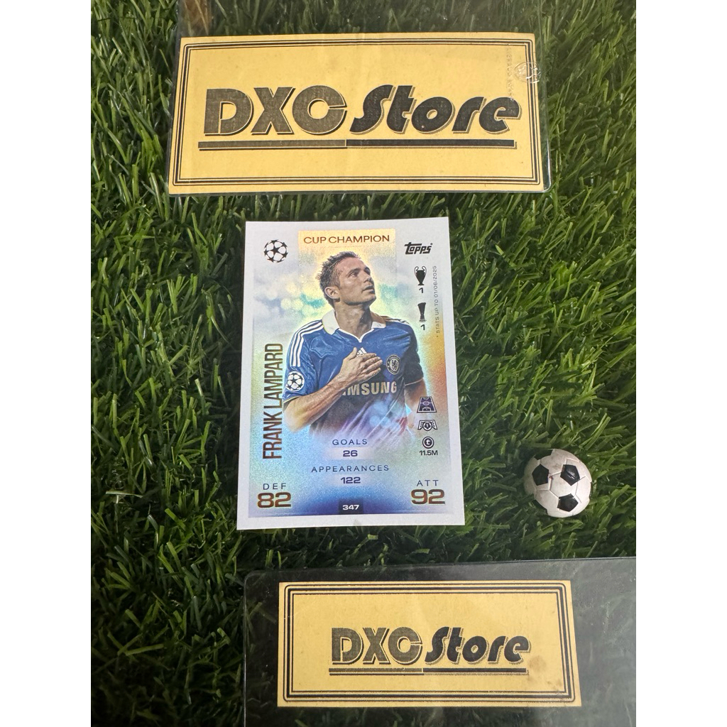 [ CHÍNH HÃNG ] - CUP CHAMPION - TOPPS MATCH ATTAX 2026 - FRANK LAMPARD (CHELSEA)