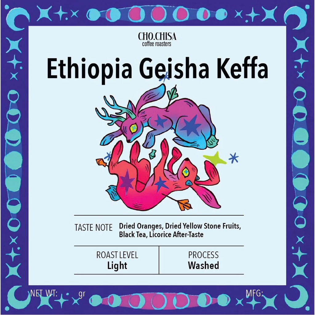 Cà phê Cho.chisa Ethiopia Geisha Keffa - Wash Process