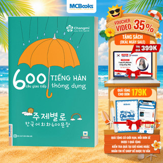 Sách - 600 câu giao tiếp tiếng hàn thông dụng dành cho người tự học