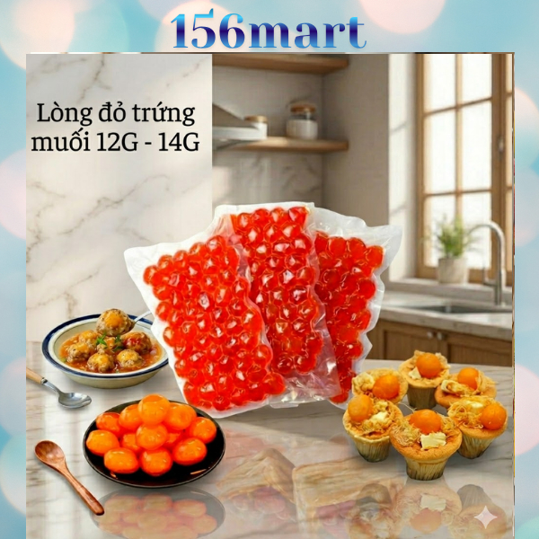Lòng đỏ trứng muối 12g - 14g