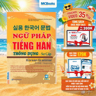 Sách - ngữ pháp tiếng hàn thông dụng – korean grammar in use - mcbooks