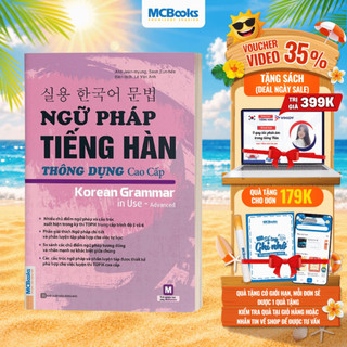 Sách - ngữ pháp tiếng hàn thông dụng trình độ cao cấp luyện thi topik - học kèm app online