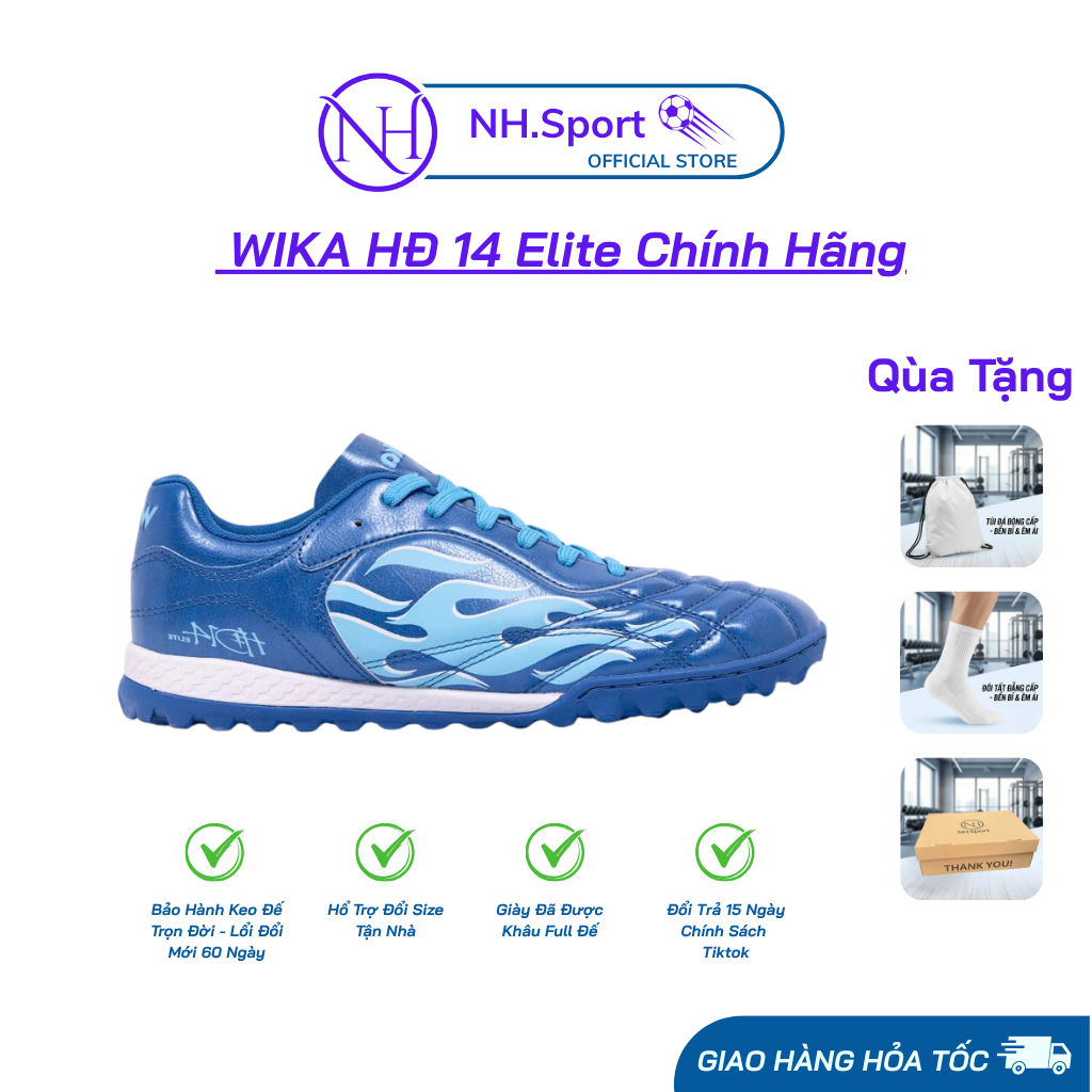 Giày Đá Bóng Wika HĐ14 ELITE Born To Burn ( Chính Hãng )