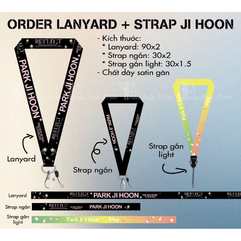Lanyard Park Ji Hoon, Dây đeo điện thoại Park Ji Hoon
