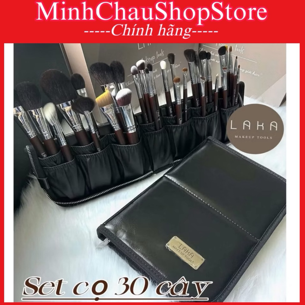 {MinhChauShopStore } Bộ cọ LAKA 30 cây chính hãng lông thú cao cấp lông thú mềm xịn sử dụng trong ma