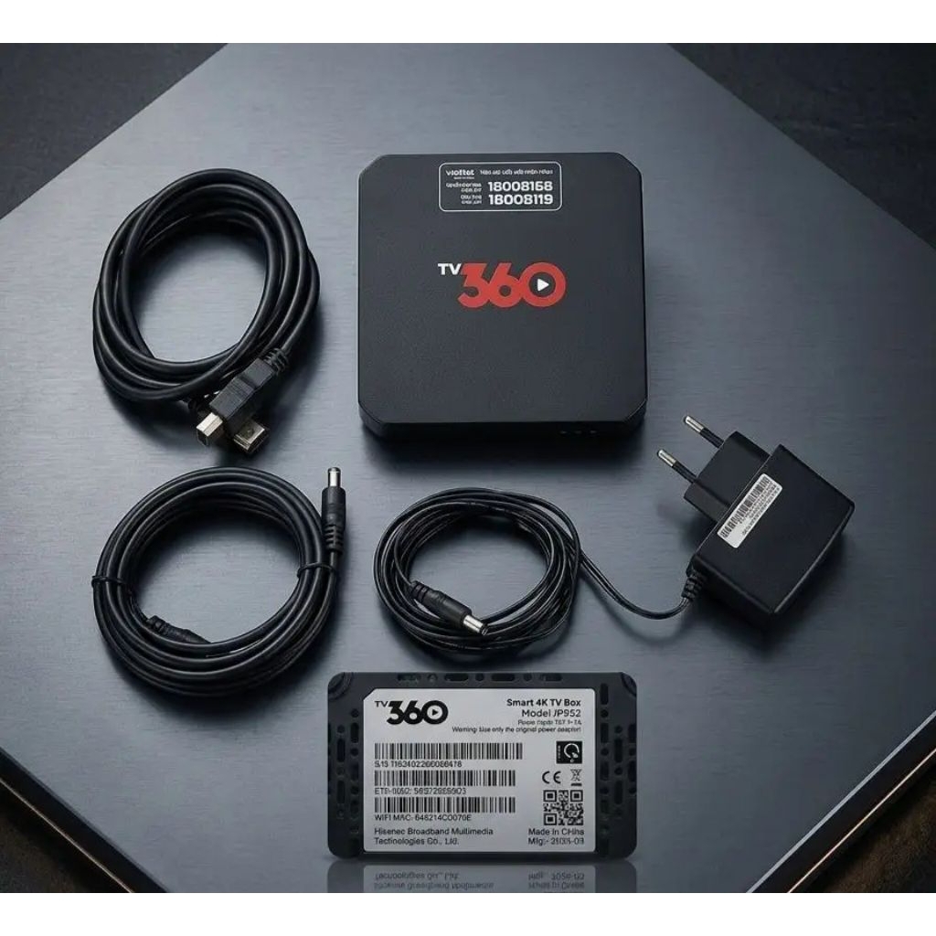 Tv box 360 mã Ip952 ( đã qua sử dụng) đã up ROM ATV 11 xem truyền hình miễn phí không sợ nhà mạng kh