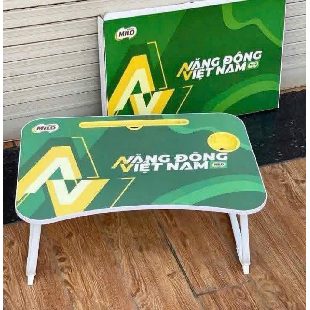 Bàn gấp gọn thông minh có khe cắm Hkm Milo
