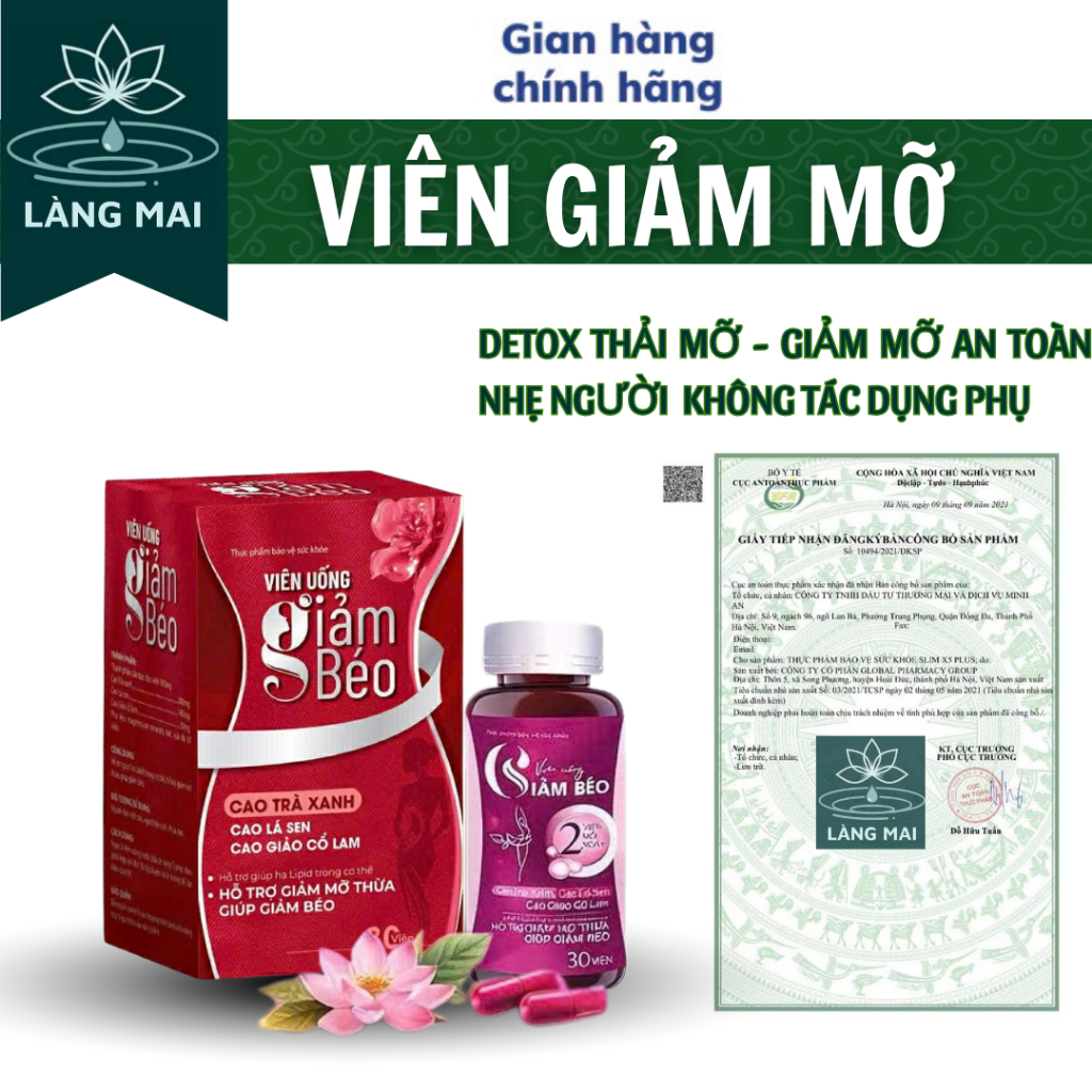 Viên uống giảm cân Body Sline Chính hãng Hộp 30 viên, Hỗ trợ kiểm soát cân nặng an toàn hiệu quả giả
