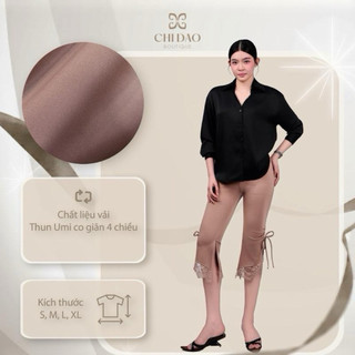[CHIDAOBOUTIQUE] QUẦN LƯNG 75Cm LAI REN - chất co giãn thoải mái mùa hè S M L Xl