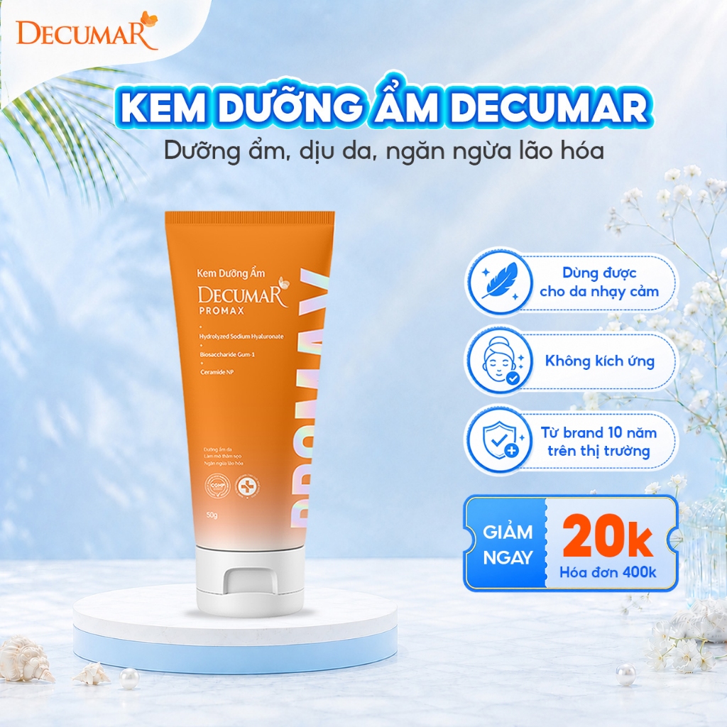 [VHL x Decumar] Kem dưỡng ẩm Decumar ProMax 50g, ADP01