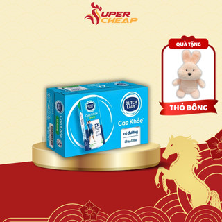 [Date 10/2026] Thùng 48 Hộp Sữa Uống Dutch Lady Cao Khỏe Có Đường (48x170ml) Sale 15.07_SP