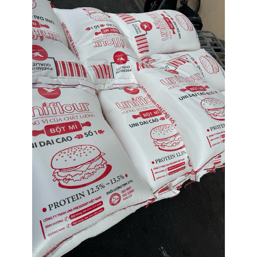 Bột mì uniflour dai cao số 1 bao 25kg