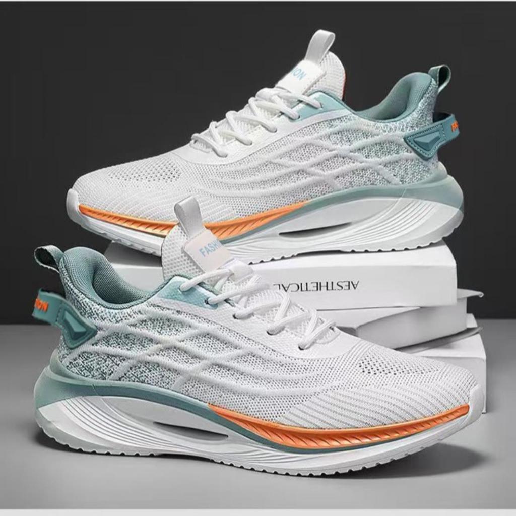 Giày thể thao nam LAKINTA giày sneaker nam chất liệu vải thoáng khí đế cao su LKT20