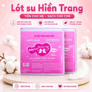 Lót phân xu Hiền Trang cho bé, Miếng lót phân su Hiền Trang cho bé sơ sinh, Tấm lót phân su gói 10 miếng