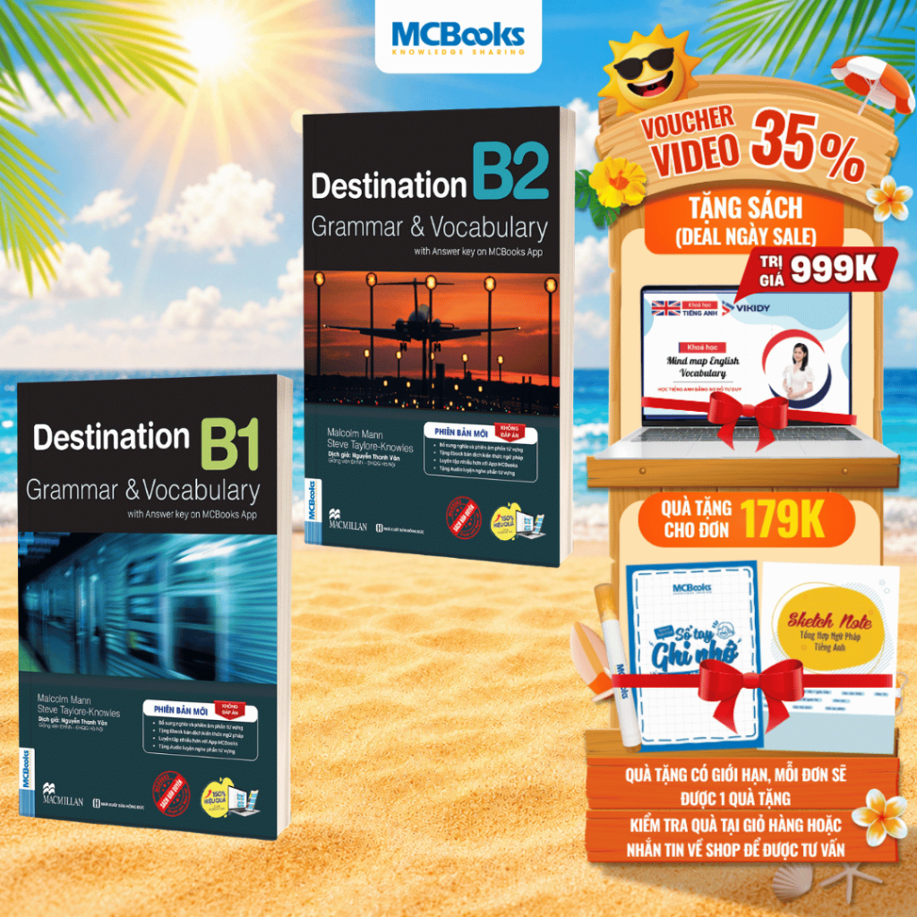 Sách - Combo Destination Grammar & Vocabulary B1, B2