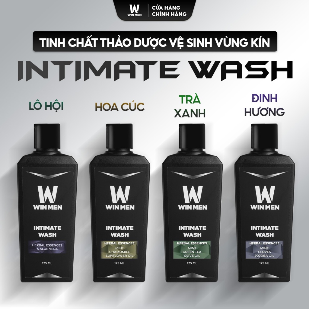 [Che tên] Dung Dịch Vệ Sinh Nam Giới WINMEN, DDVS Nam Dịu Nhẹ, Khử Mùi Nam Tính 175ML