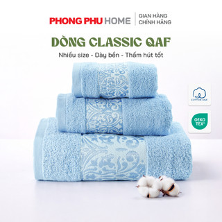 Khăn Tắm BQAF PHONG PHÚ HOME CLASSIC, cotton nhập Mỹ, thấm hút hiệu quả, nhanh khô, dùng tắm gội, gym, spa, skincare