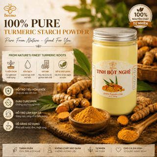 Tinh Bột Nghệ Nguyên Chất Beemo – Tinh Bột Nghệ Dễ Uống, Đẹp Da, Tốt Cho Sức Khỏe