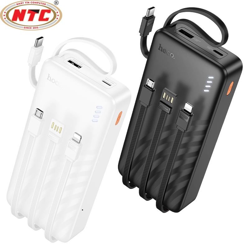 Sạc Dự Phòng Hoco J146A 20000mAh Kèm 4 cáp sạc, 2 Input, 4 Output, Max 2A - Phụ Kiện Nhất Tín