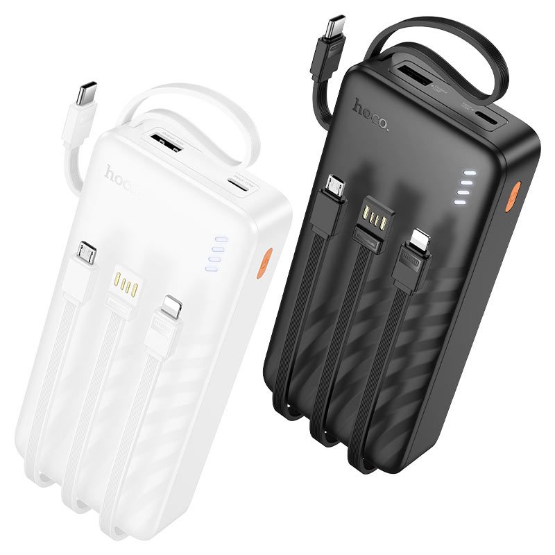 Pin Dự Phòng Hoco J146A 20000mAh Kèm 4 cáp sạc, 2 Input, 4 Output, Max 2A - Phụ Kiện 1986