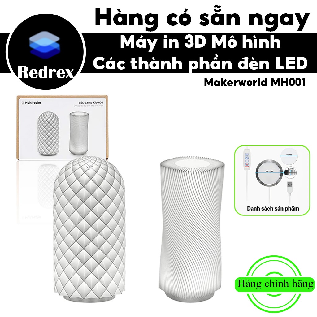 Banbu Lab Máy in 3D Các thành phần đèn LED cho A1 / A1 Mini P1P/P1S/X1/X1C/X1E Makerworld MH001