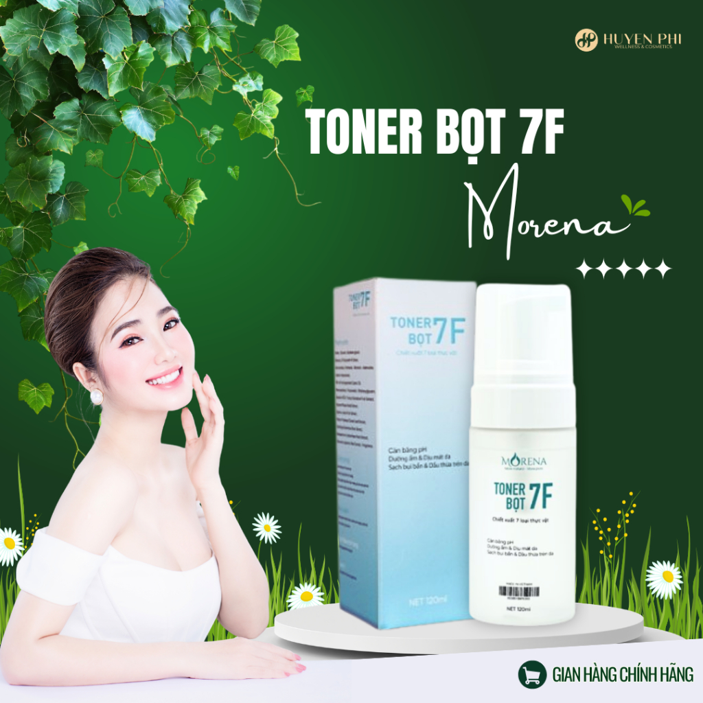 Toner tạo bọt 7F Huyền Phi 120ml