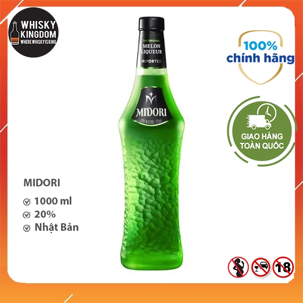 MIDORI liqueur melon mùi dưa lưới Nhật Bản
