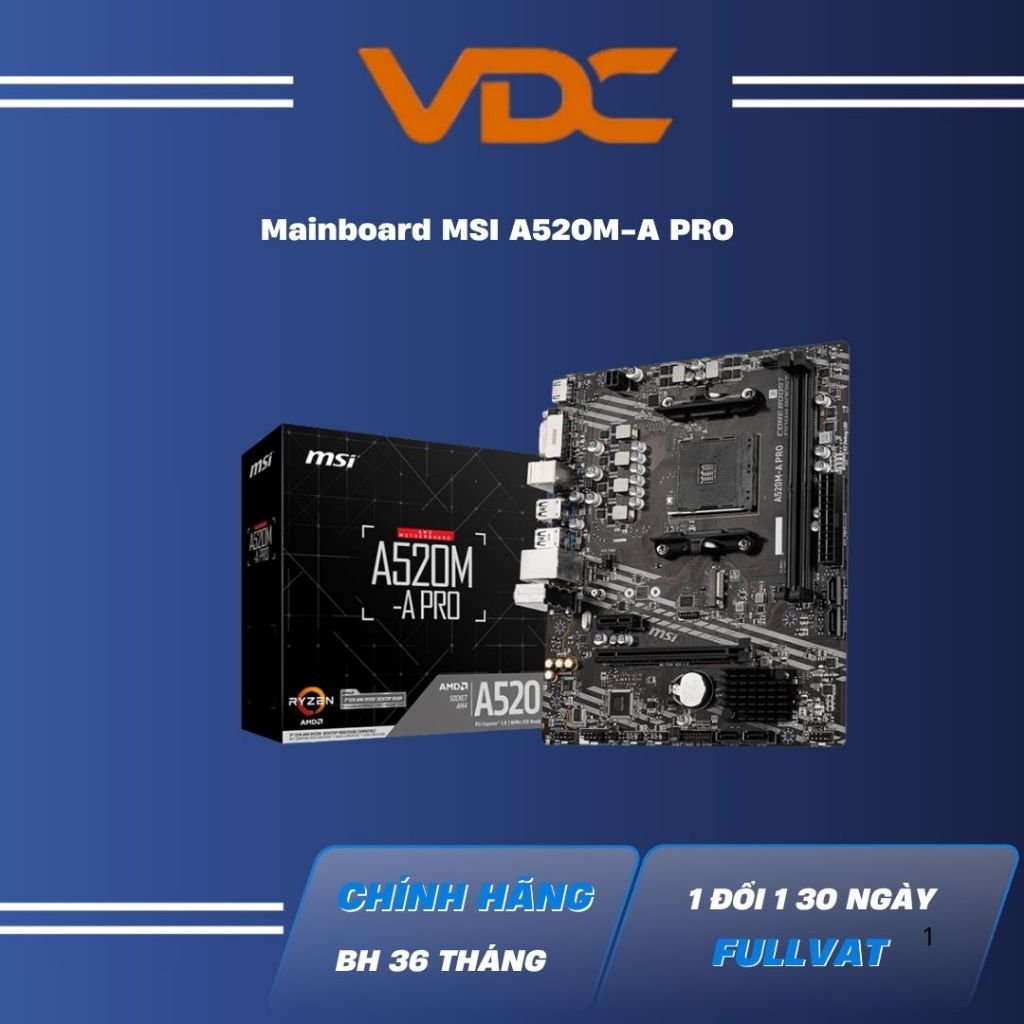 Mainboard MSI A520M-A PRO