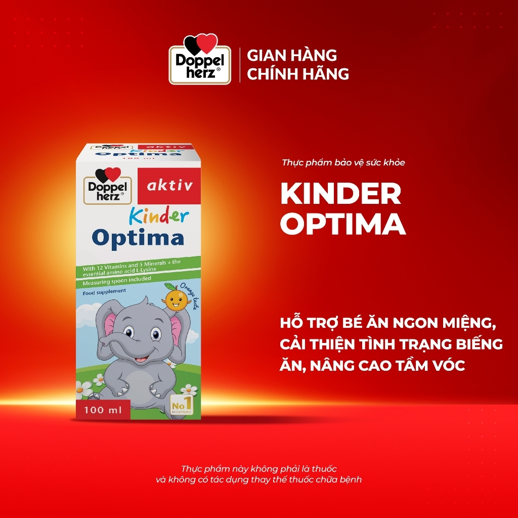 [BS] Thực phẩm bảo vệ sức khỏe Doppelherz Kinder Optima