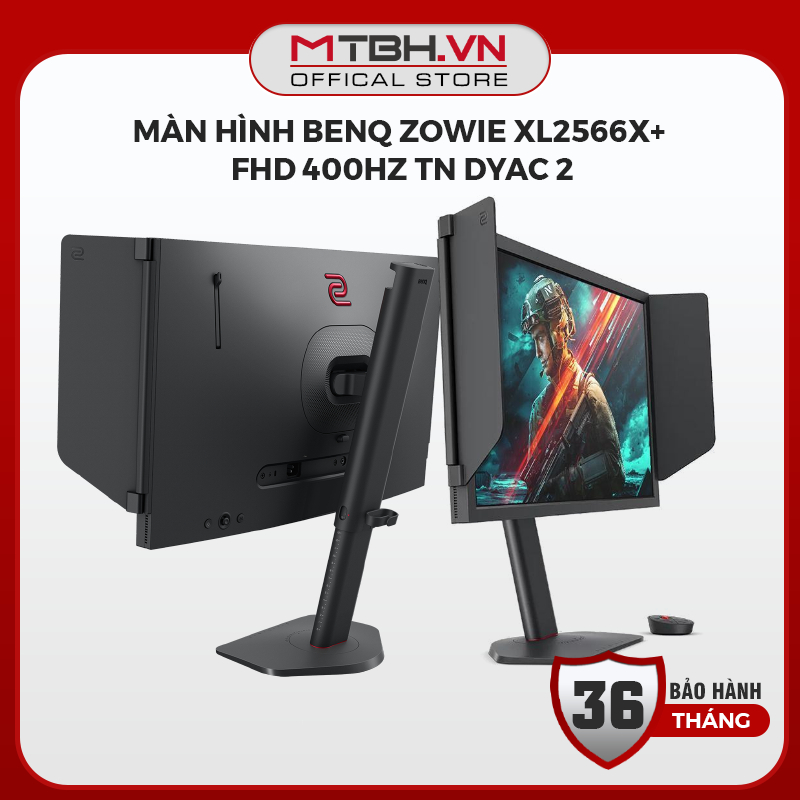 Màn Hình Máy Tính BenQ Zowie XL2566X+ 24.5 Inch - Tấm Nền TN, 400Hz, DyAc 2 Chuyên Game FPS Esport T