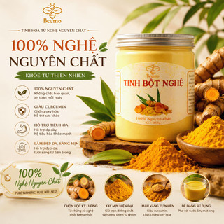 Tinh Bột Nghệ Nguyên Chất Beemo – Tinh Bột Nghệ Dễ Uống, Làm Đẹp Da, Tốt Cho Sức Khỏe