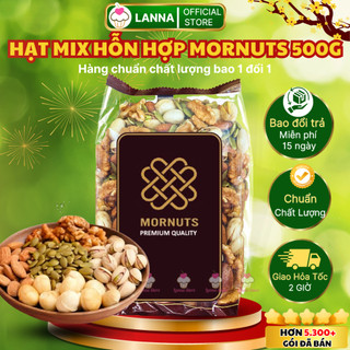 【NHẬP KHẨU CHÍNH NGẠCH】Hạt Dẻ Cười Mỹ Mornuts 500g Loại 1– Pistachio Tự Nhiên Không Tẩy, To Béo Bùi