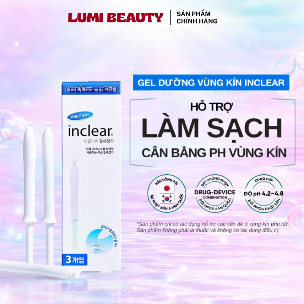 [Bản Nhật - Date Mới] Đũa Thần Inclear Dung Dịch Vệ Sinh Phụ Nữ Nhật Bản - Chính Hãng