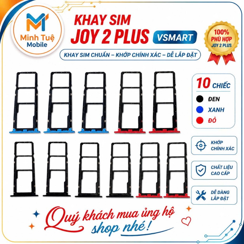 Khay sim joy 2 plus/v420a vsmart ,zin bóc máy