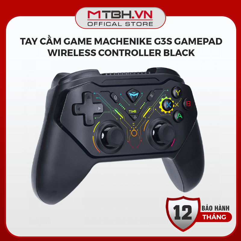 Tay Cầm Chơi Game Machenike G3S Wireless Controller Black - Kết Nối Không Dây PC, Laptop, Điện Thoại