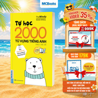 Sách - tự học 2000 từ vựng tiếng anh theo chủ đề phiên bản khổ nhỏ dành cho người học căn bản - học kèm app online