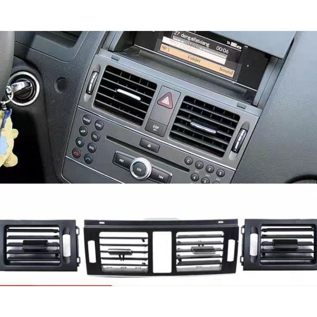 CỬA GIÓ ĐIỀU HÒA MERCEDES W204 (Bên lái/Bên phụ/Trung tâm/cửa gió sau) Mercedes C Class W204 2007-20