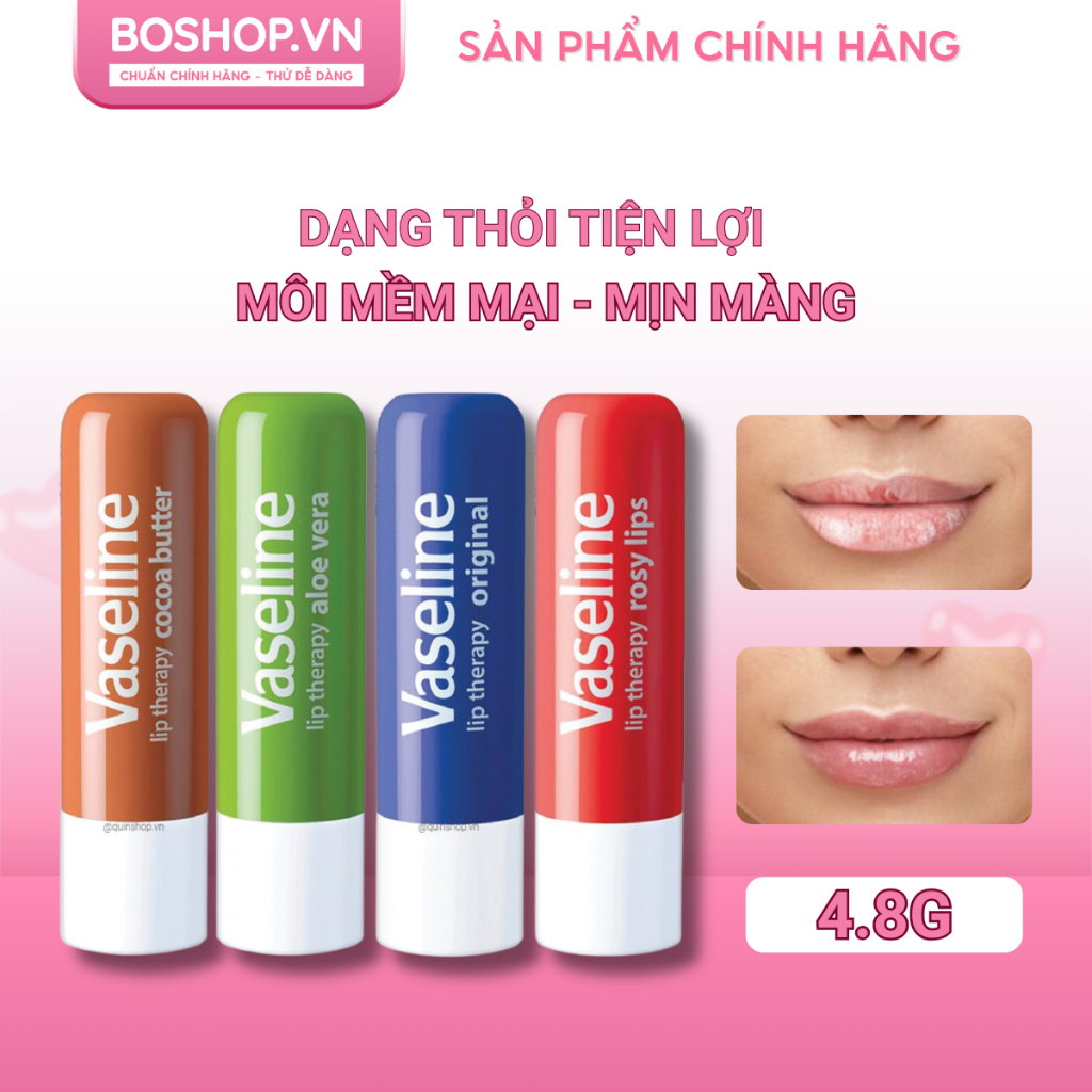 Son Dưỡng Môi Mềm Mại Vaseline Lip Therapy 4.8g [Dạng Thỏi]
