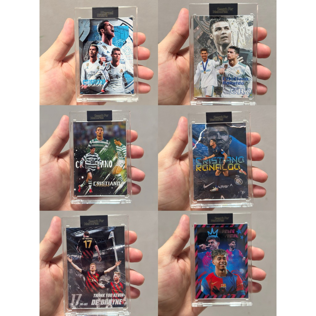 Thẻ bóng đá custom kèm mag Cr7 Yamal Kevin