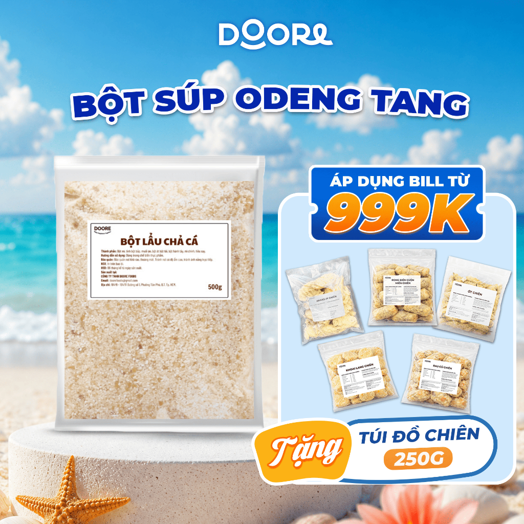 Bột Súp Odeng Tang Hàn Quốc – Nước Dùng Chả Cá Đậm Đà Chuẩn Hàn