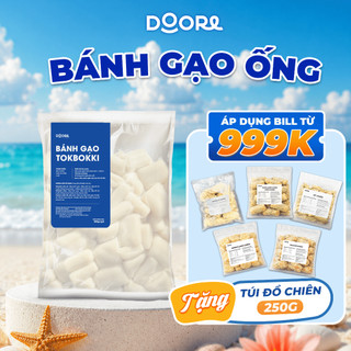 Bánh Gạo Ống Hàn Quốc 500g (40–48 Miếng) – Tokbokki Dai Mềm Chuẩn Vị