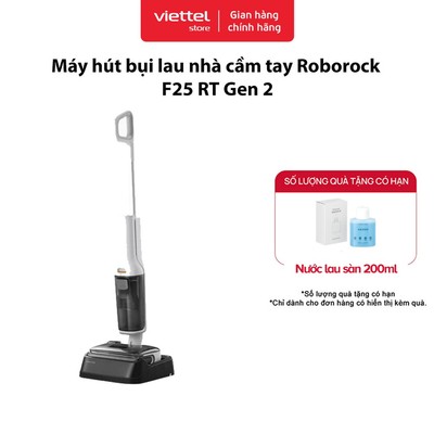 Máy Hút Bụi Lau Nhà Cầm Tay Roborock F25 RT Gen 2 Chính hãng | Không dây | Lực hút 20.000Pa