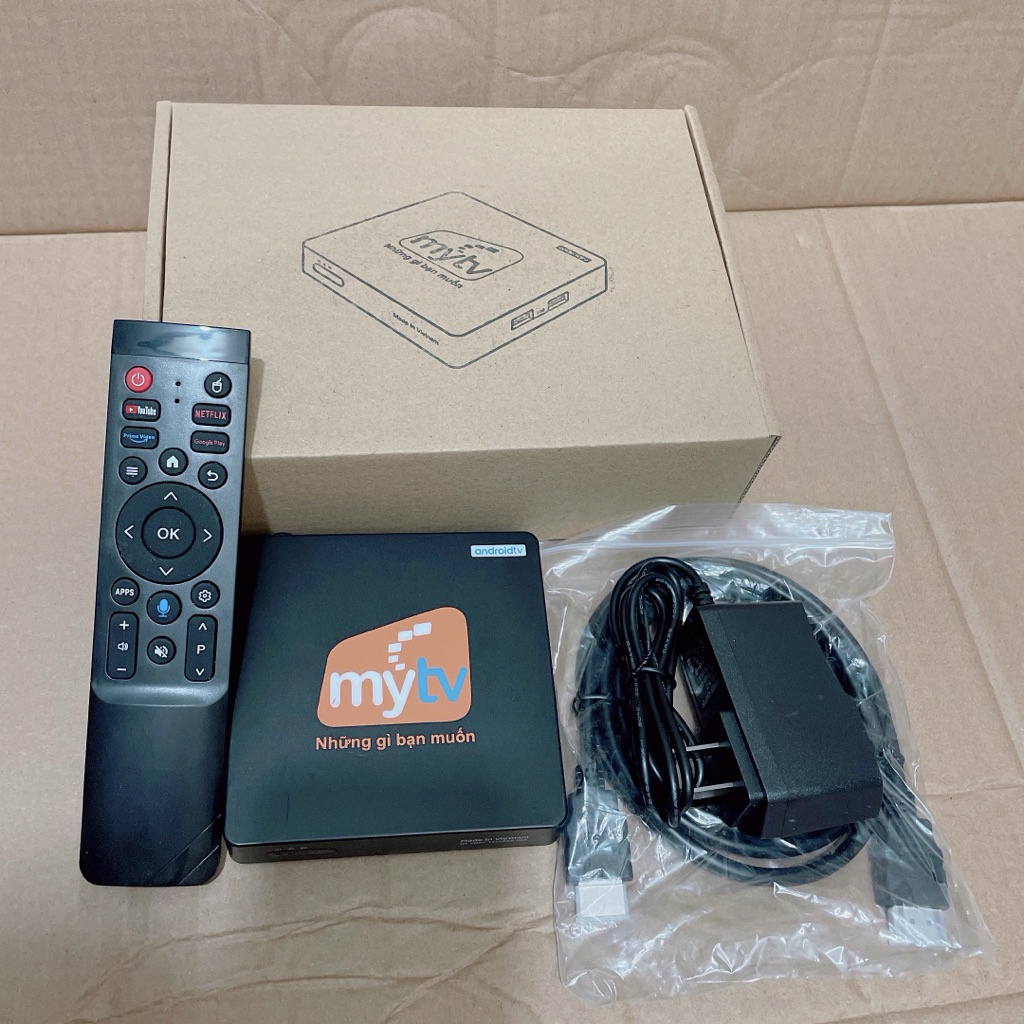 🔥Chính Hãng🔥 VNPT Mytv SmartBox2 ATV Viettel TV  Amlogic Màu đen android 12